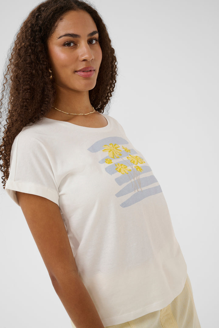T-shirt à motif floral Alma - 100% coton