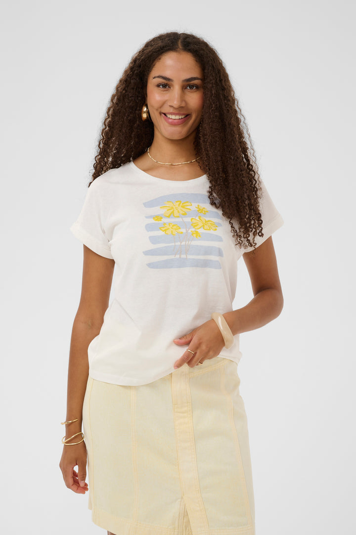 T-shirt à motif floral Alma - 100% coton