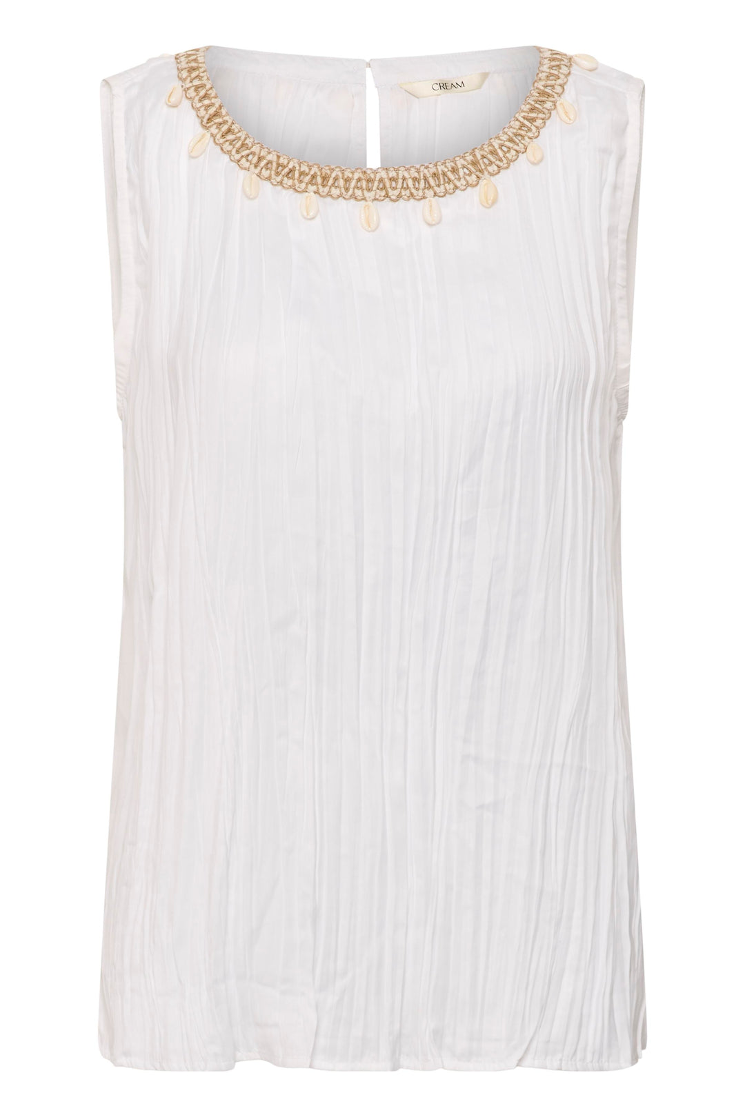 Blouse sans manches Ronja - Encolure ronde avec chaîne dorée