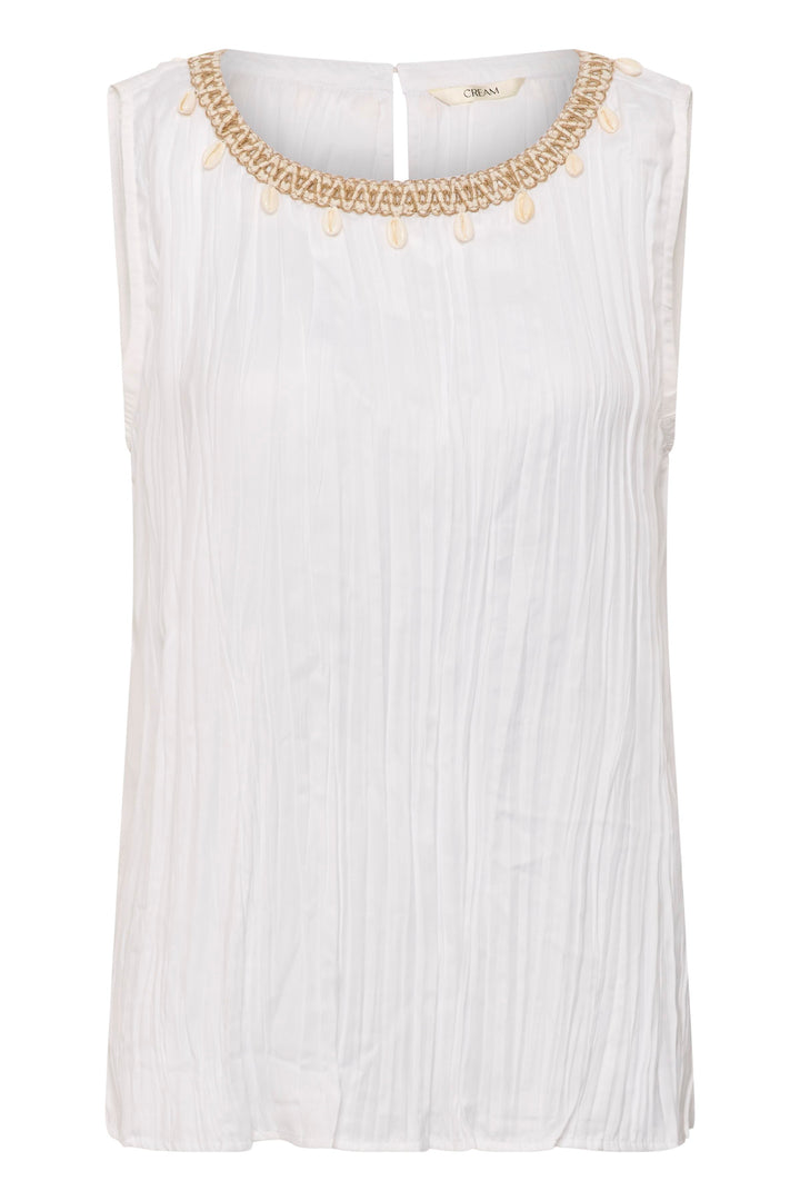 Blouse sans manches Ronja - Encolure ronde avec chaîne dorée