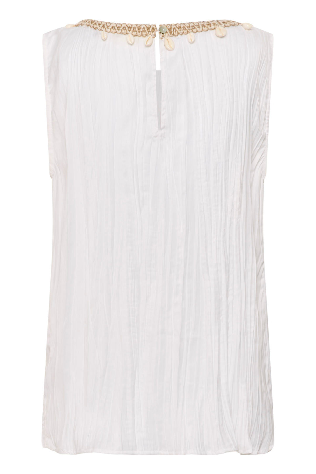 Blouse sans manches Ronja - Encolure ronde avec chaîne dorée