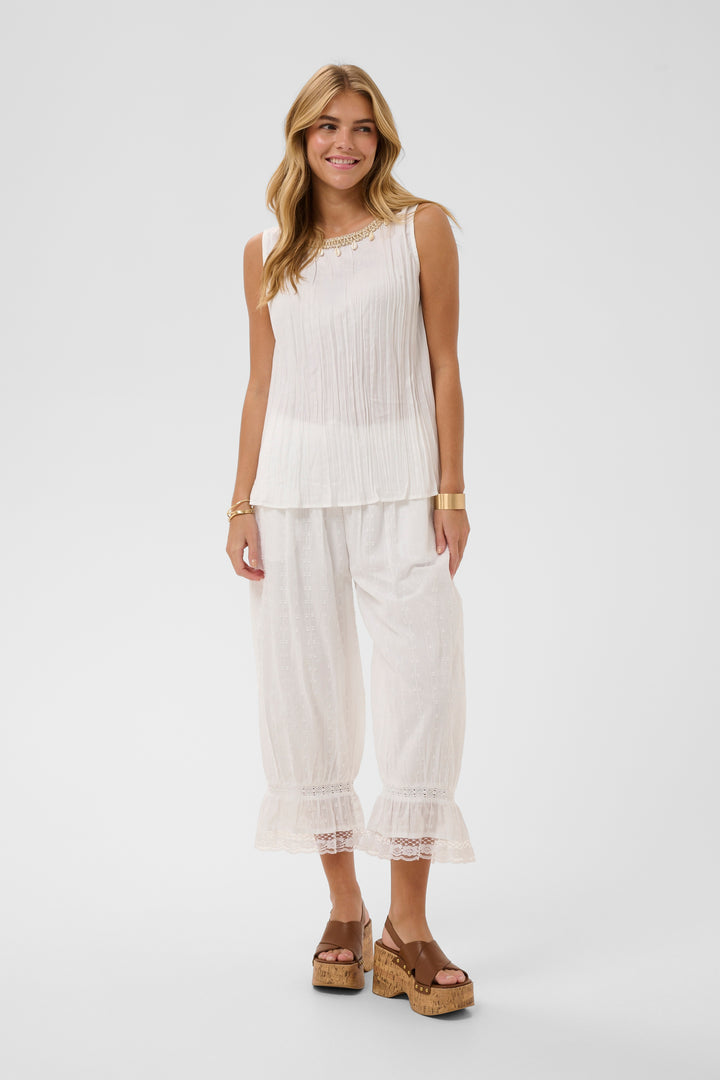 Blouse sans manches Ronja - Encolure ronde avec chaîne dorée