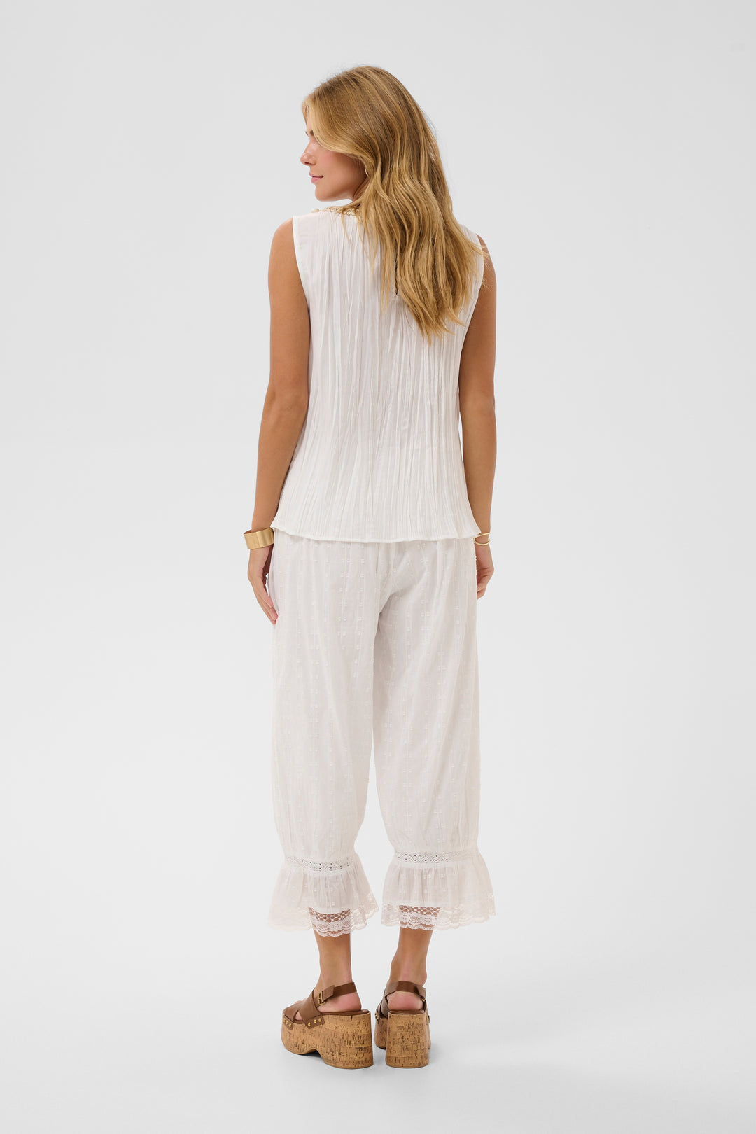 Blouse sans manches Ronja - Encolure ronde avec chaîne dorée