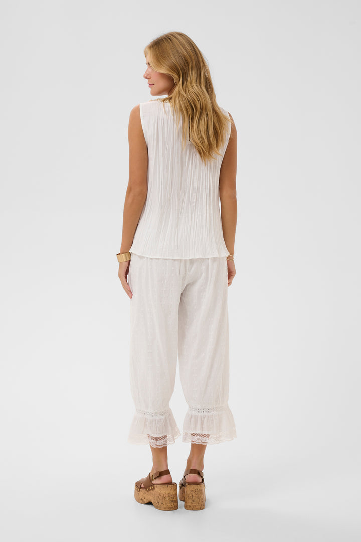 Blouse sans manches Ronja - Encolure ronde avec chaîne dorée