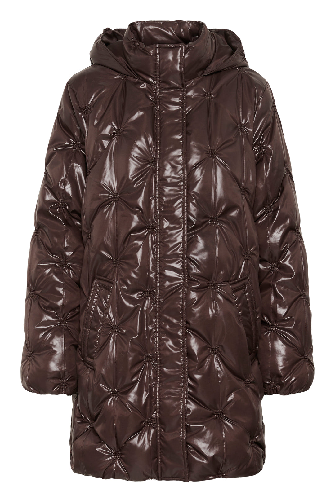 Manteau matelassé Drakie - Fini lustré et texturé