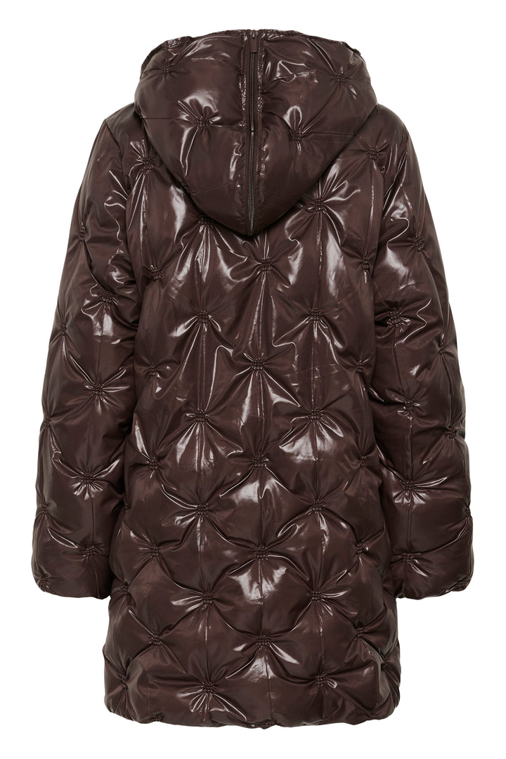 Manteau matelassé Drakie - Fini lustré et texturé