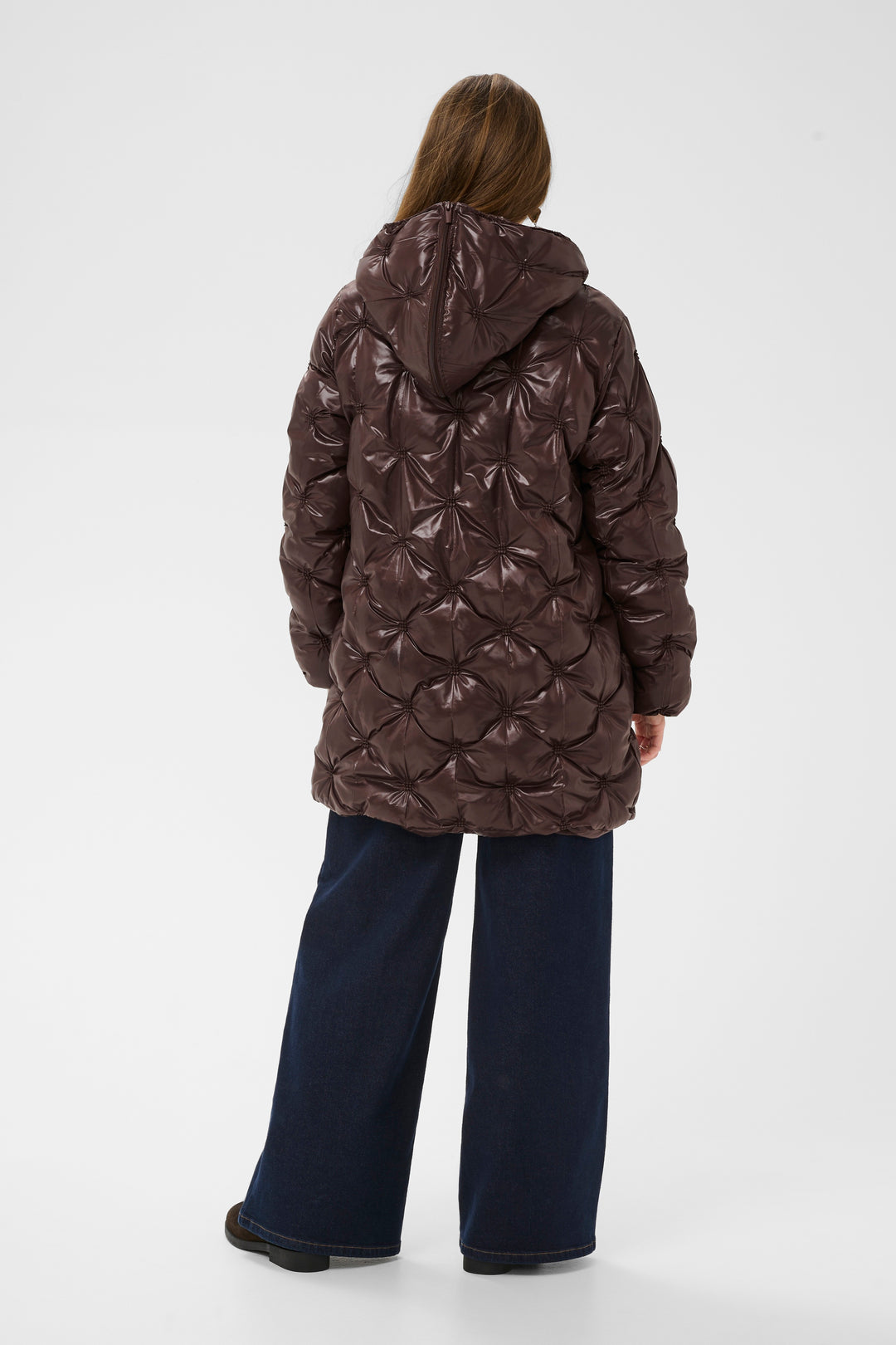 Manteau matelassé Drakie - Fini lustré et texturé