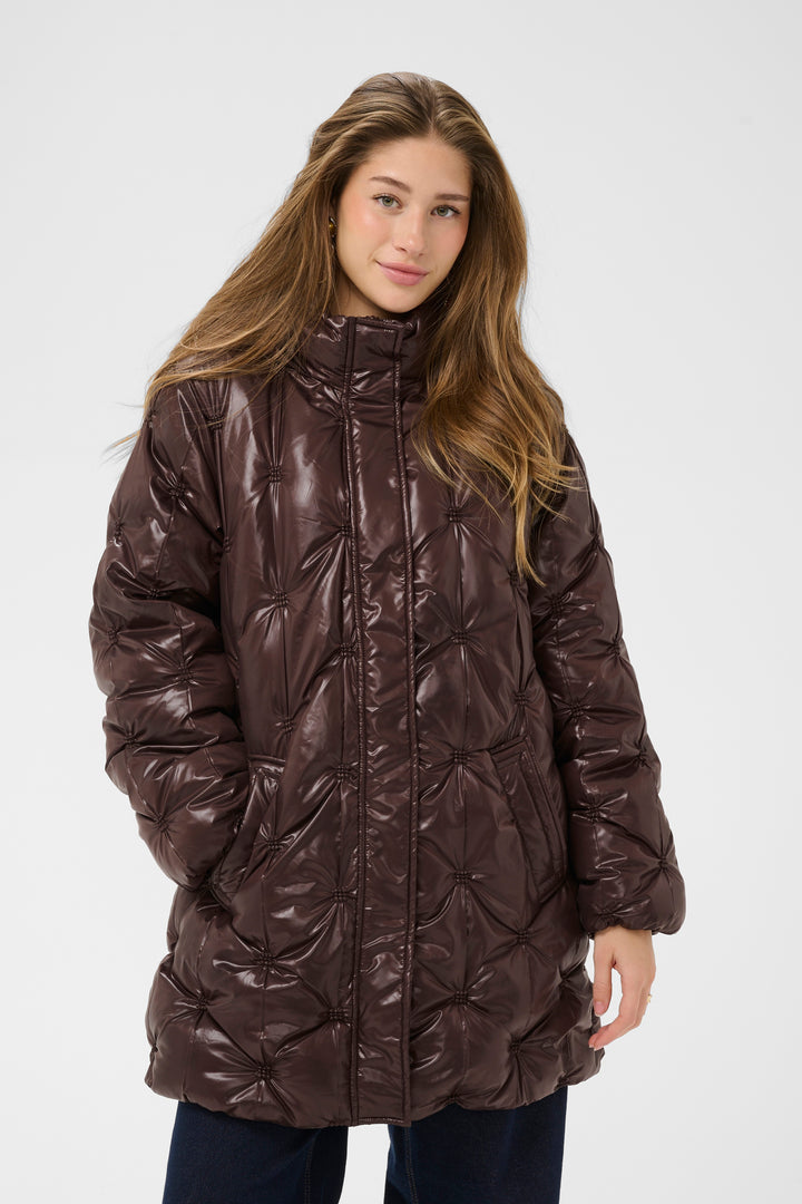 Manteau matelassé Drakie - Fini lustré et texturé