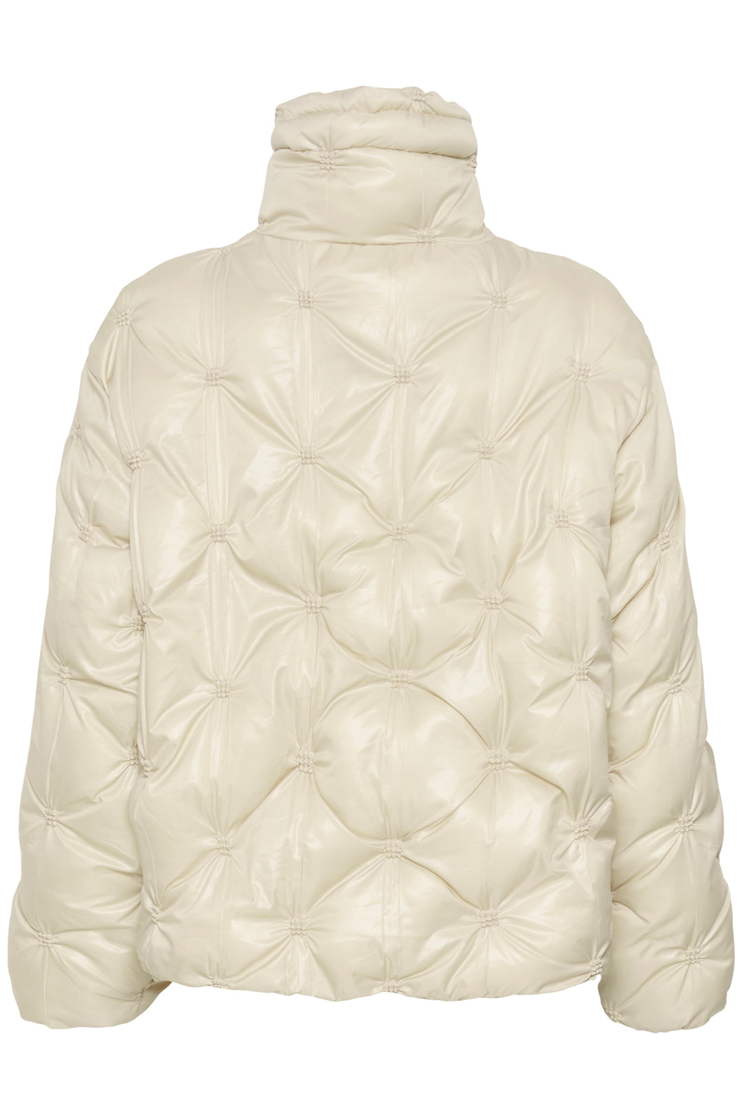 Manteau court Drakie - Col montant ajustable avec cordons de serrage