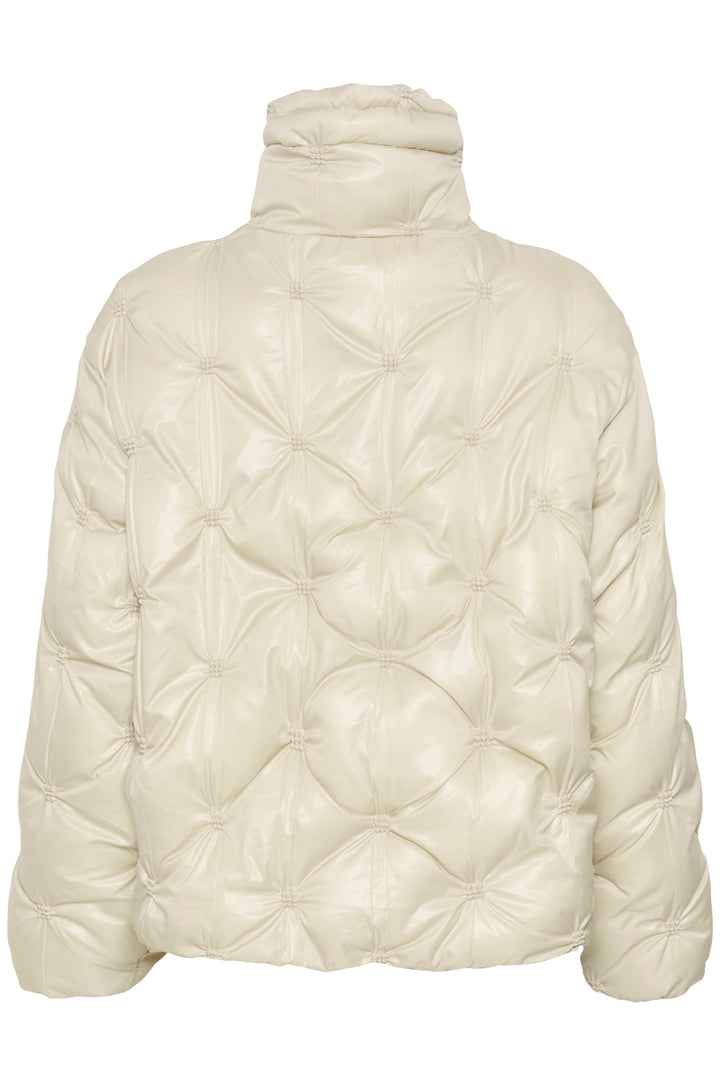 Manteau court Drakie - Col montant ajustable avec cordons de serrage