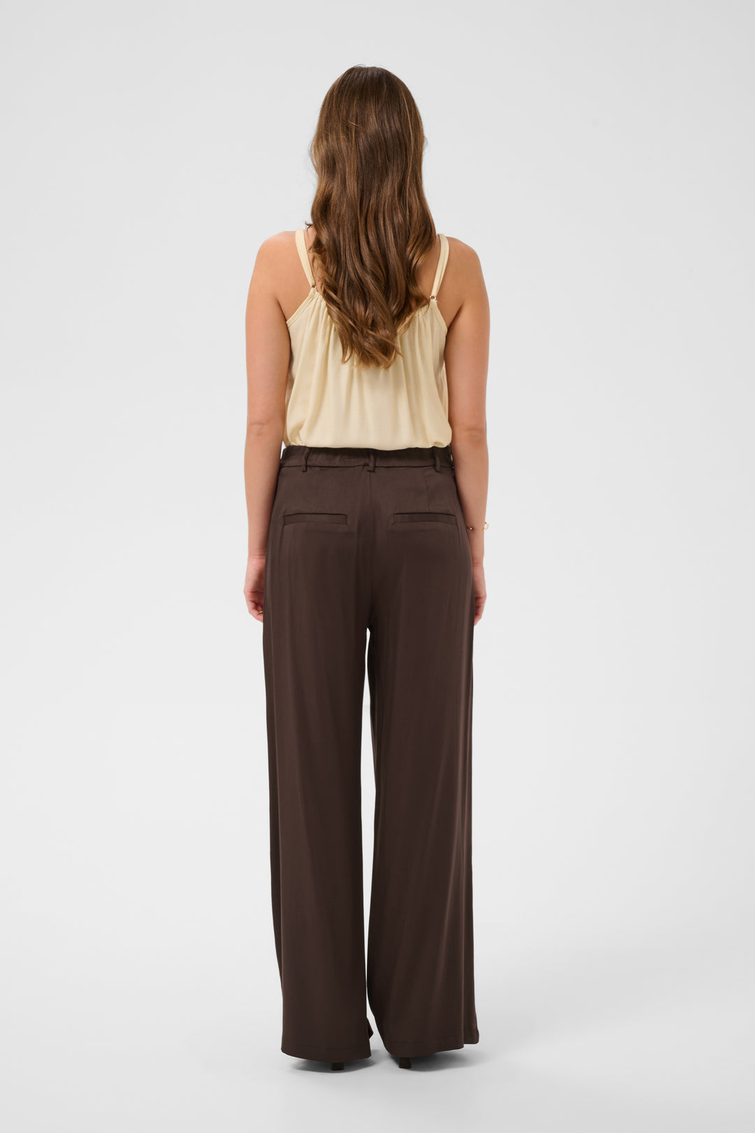 Pantalon long Thelma - Avec fini satiné et jambes amples
