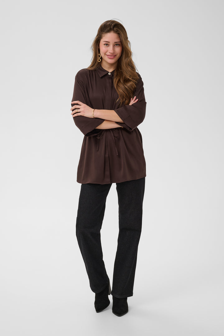 Chemise longue Thelma - À taille ajustable et mélange de lyocell