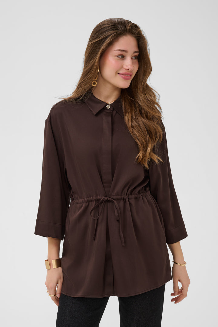 Chemise longue Thelma - À taille ajustable et mélange de lyocell