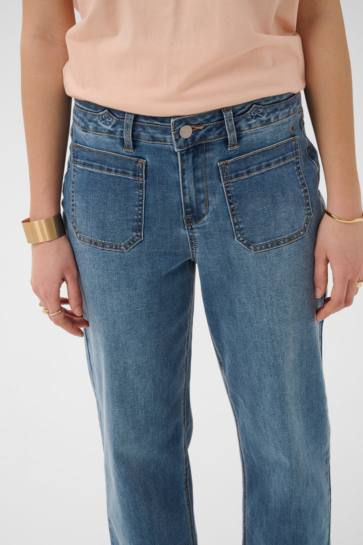 Jeans 7/8 Noemi - En denim et coupe décontractée coco fit
