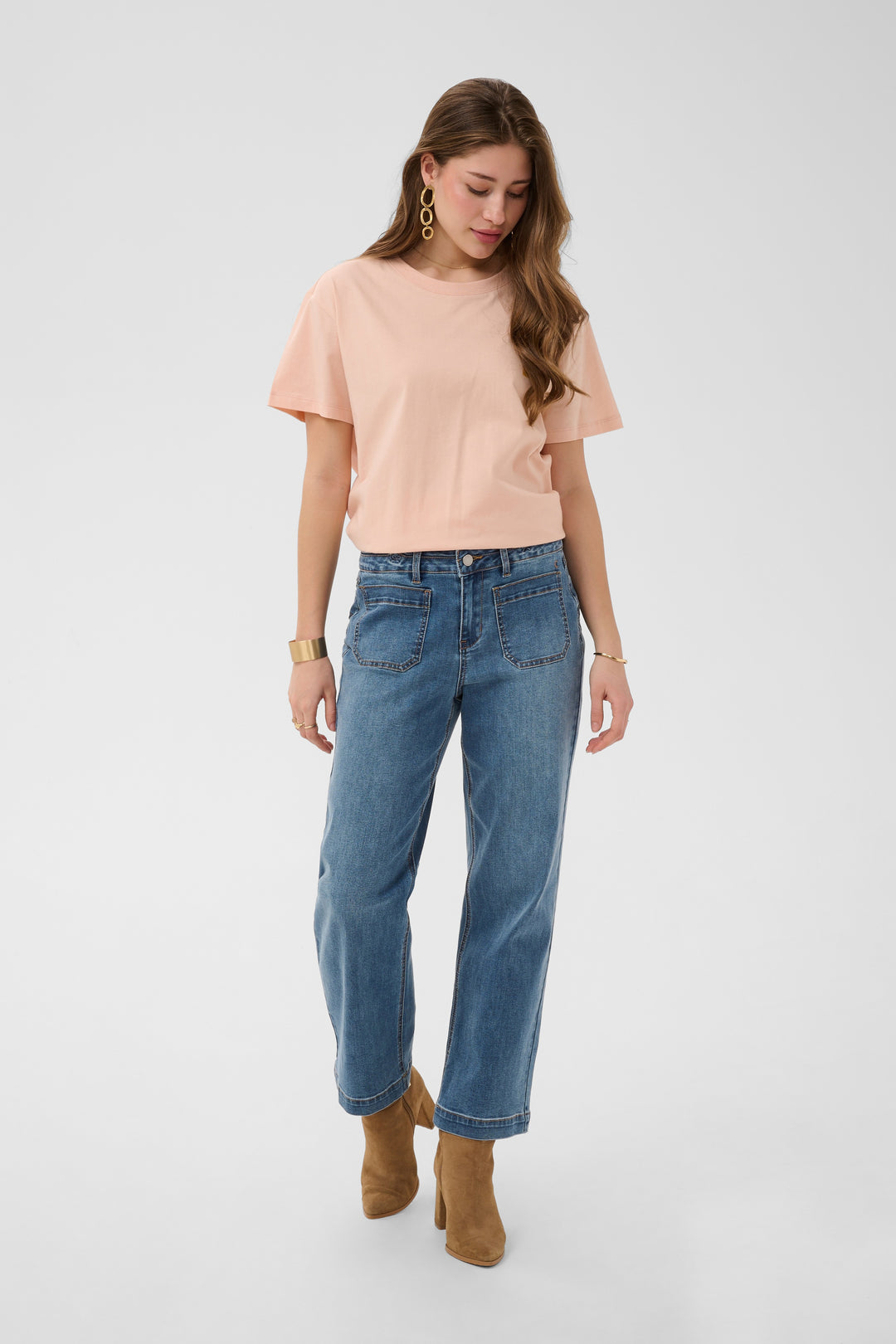 Jeans 7/8 Noemi - En denim et coupe décontractée coco fit