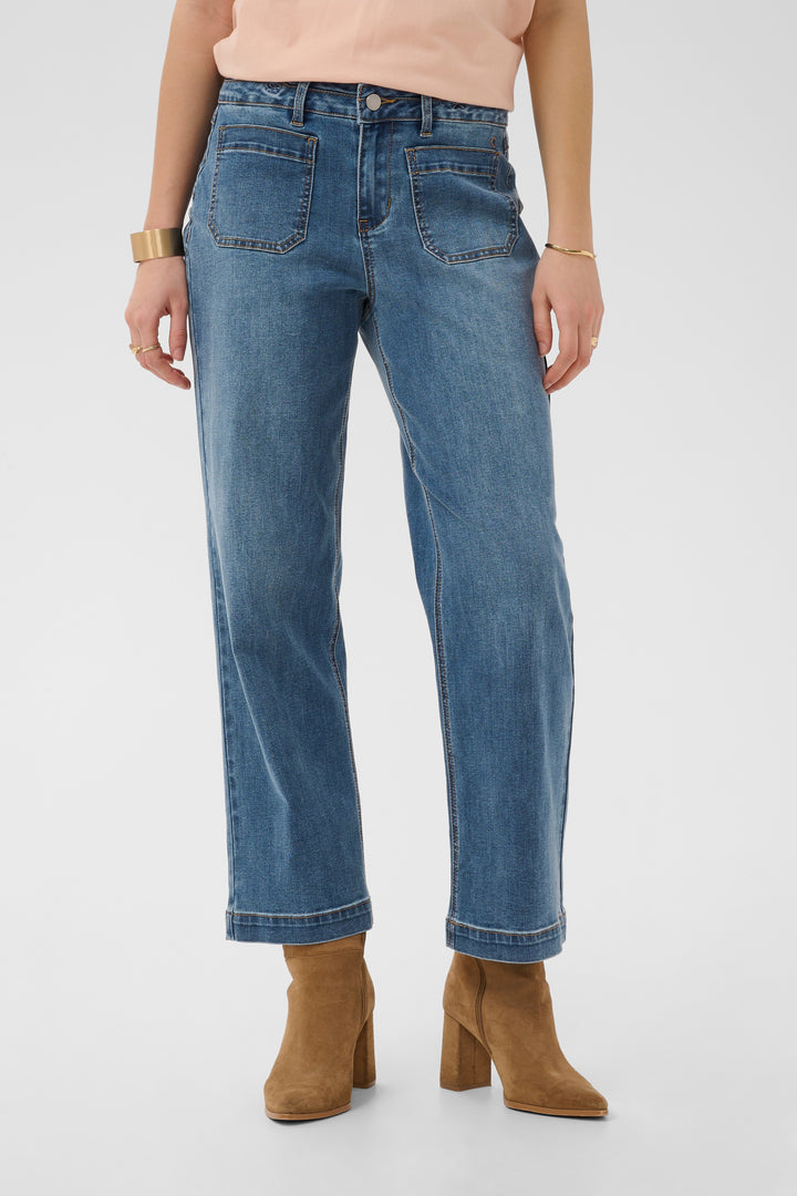 Jeans 7/8 Noemi - En denim et coupe décontractée coco fit