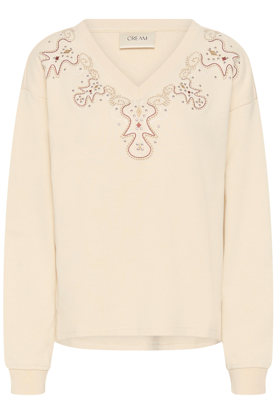 Pull aux détails brodés Luciana - Coupe relax et confortable