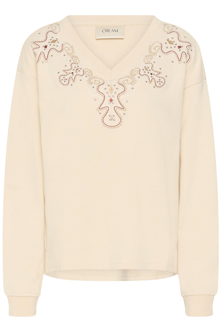 Pull aux détails brodés Luciana - Coupe relax et confortable