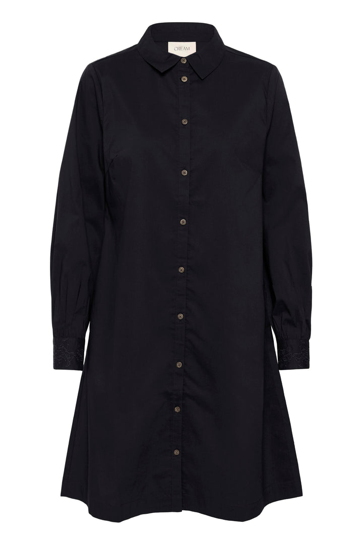 Robe chemise Leli - À manches longues en coton extensible