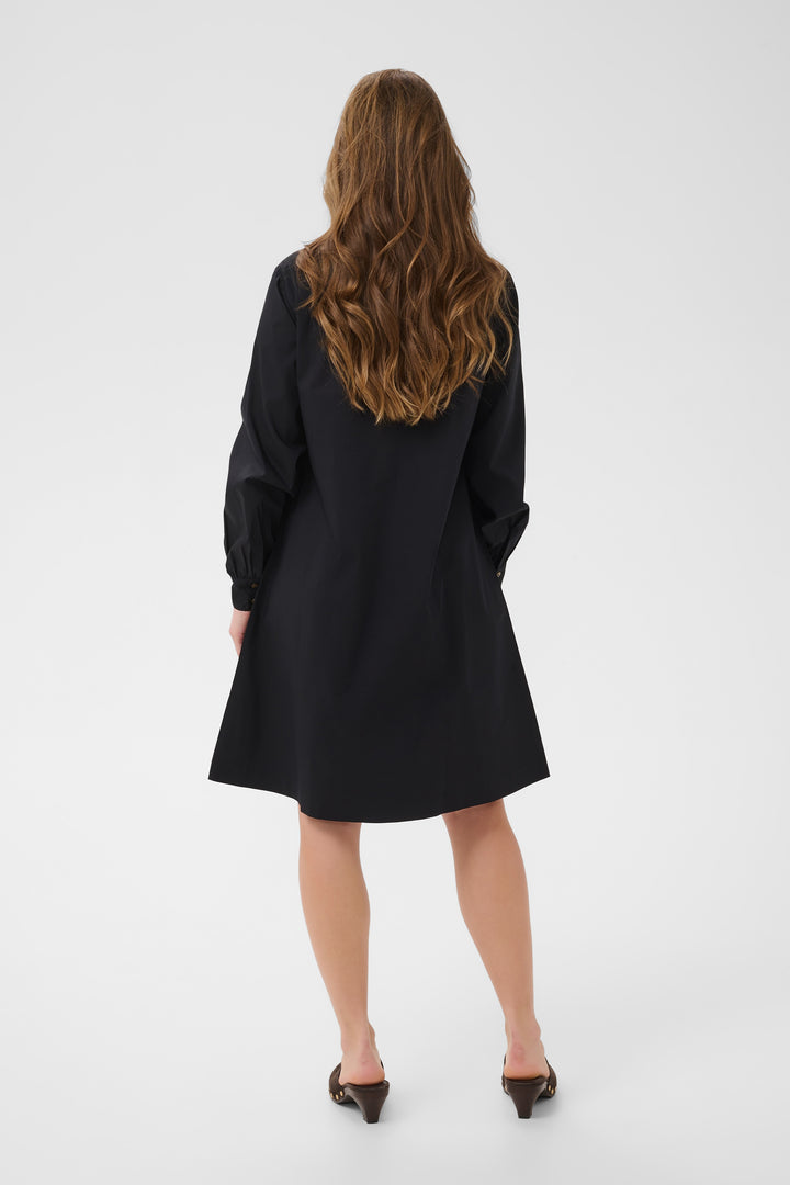 Robe chemise Leli - À manches longues en coton extensible