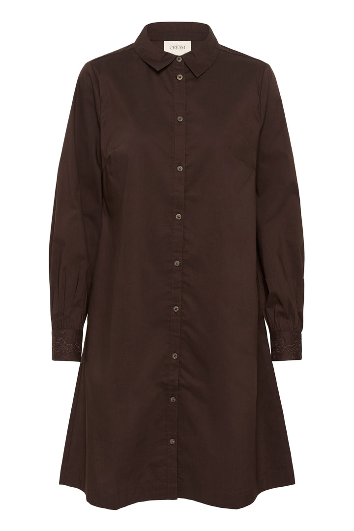 Robe chemise Leli - À manches longues en coton extensible
