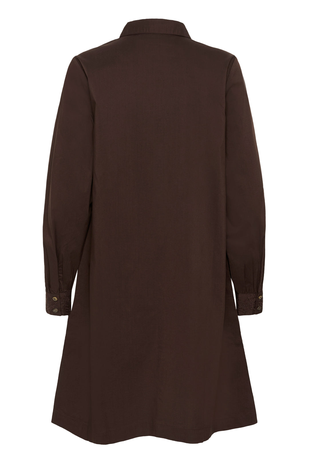 Robe chemise Leli - À manches longues en coton extensible