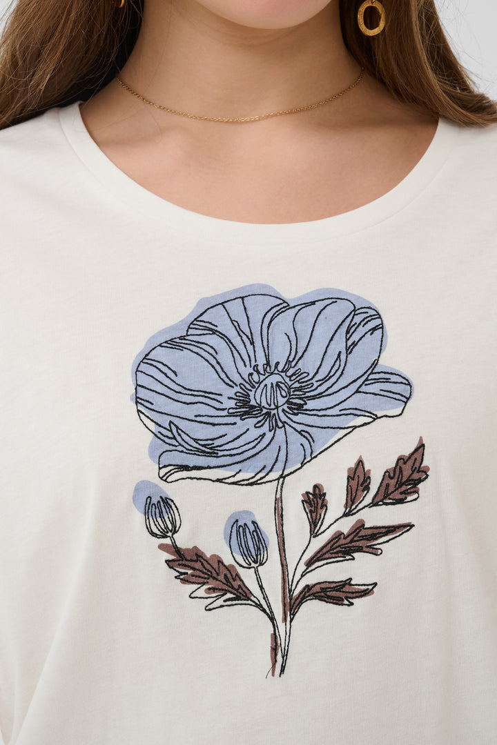 T-shirt au motif floral Munni - En pur coton