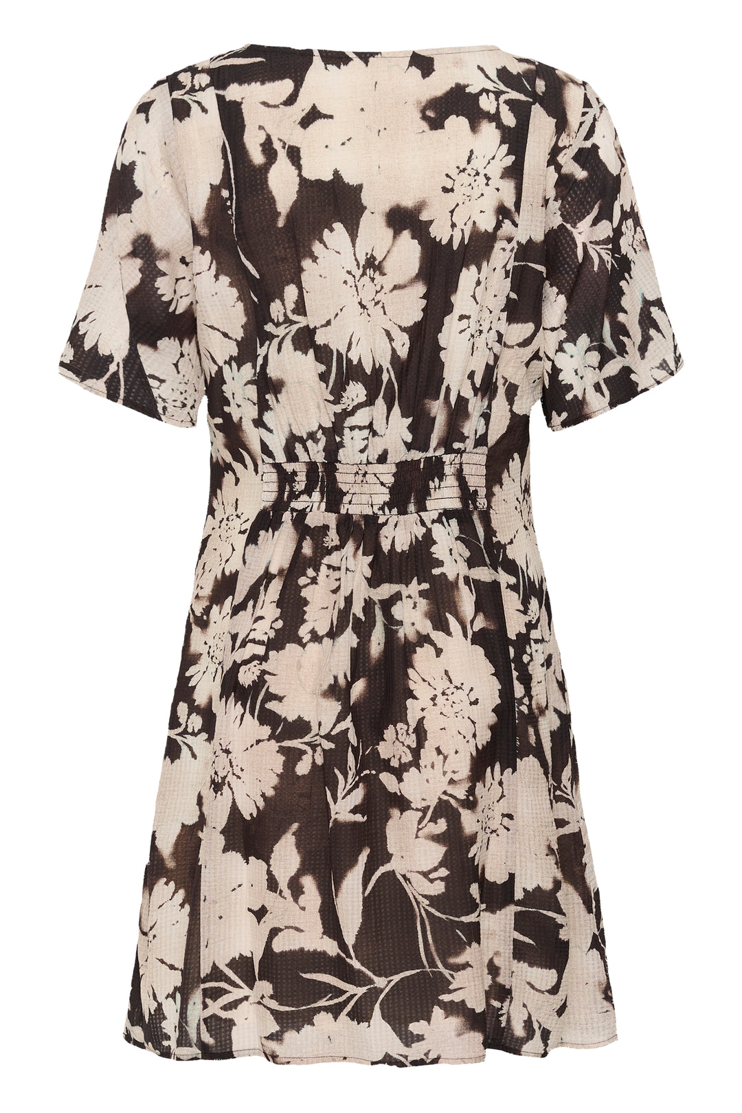 Robe courte Hailey - Motif floral avec encolure en V
