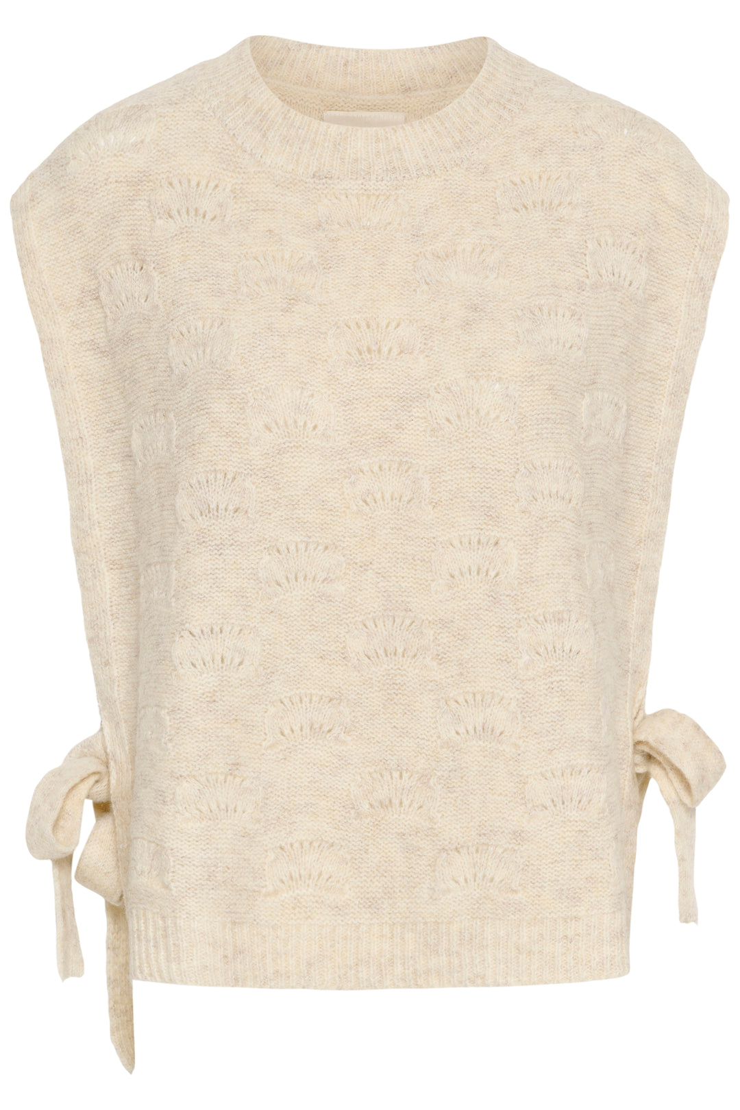 Haut en tricot Haggie - Détails noués sur les côtés