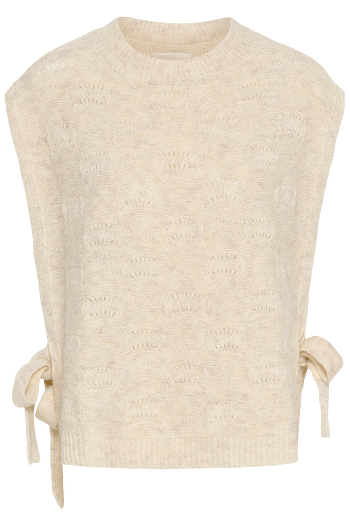 Haut en tricot Haggie - Détails noués sur les côtés