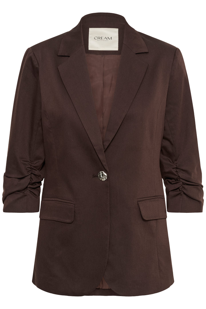 Veste style blazer Gia - Manches 3/4 avec fermeture à bouton unique