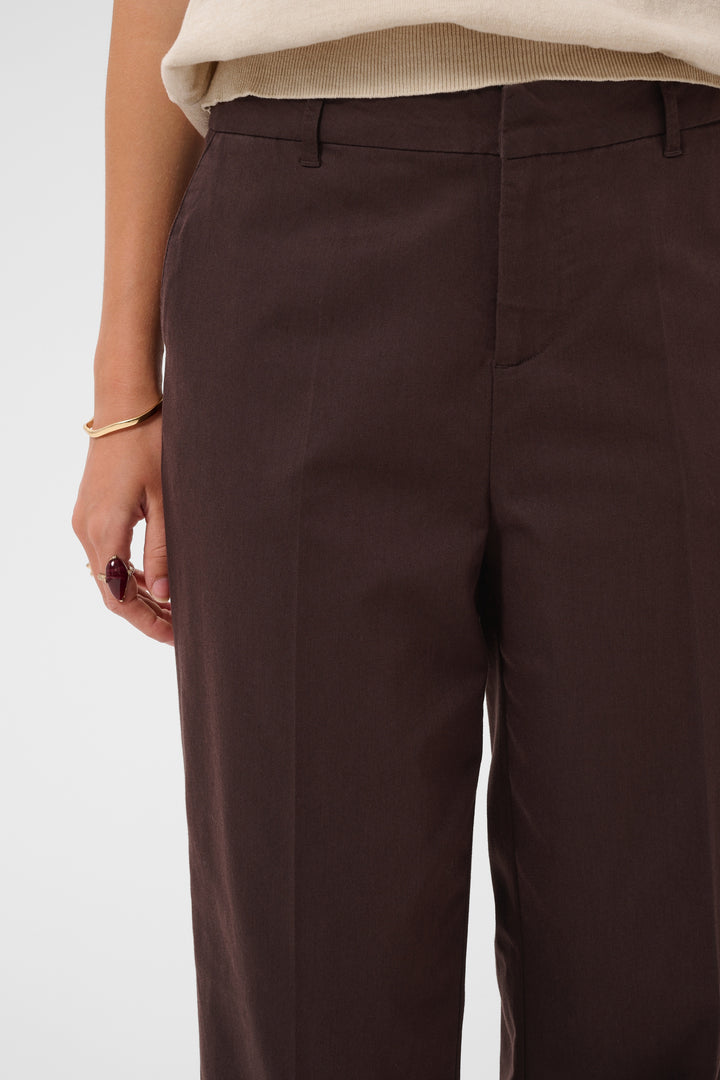 Pantalon à jambe large Gia - Mélange de coton