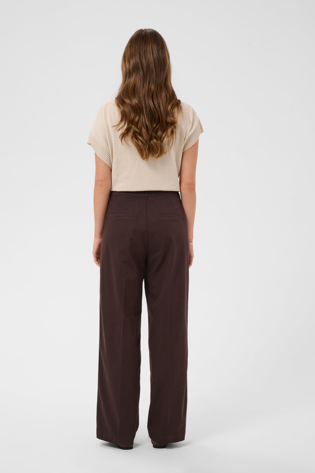 Pantalon à jambe large Gia - Mélange de coton