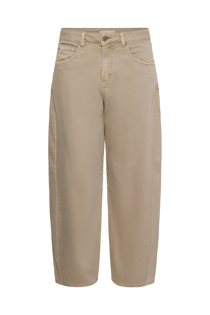 Jeans en coton extensible Djuli - Coupe ballon décontractée