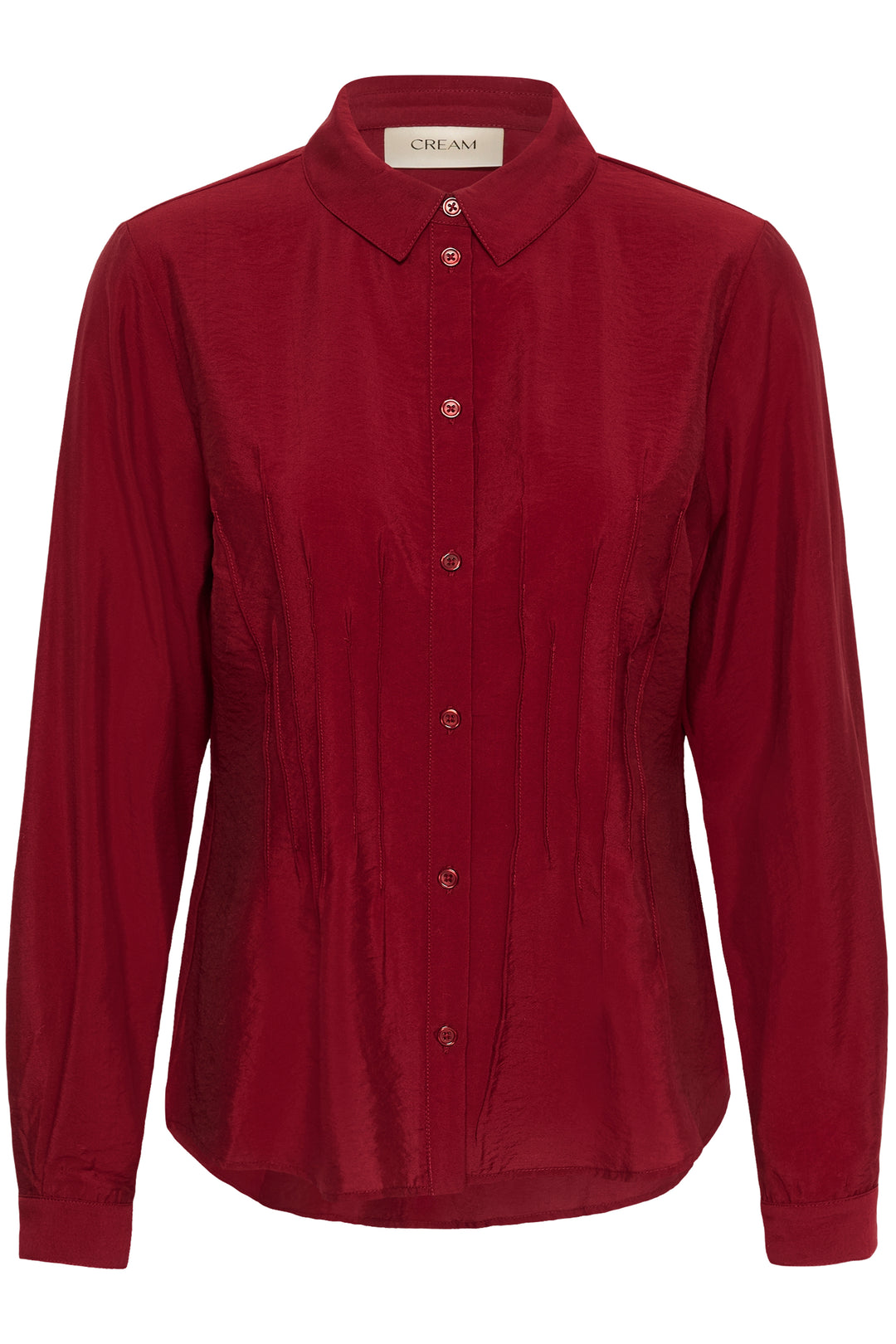 Chemise col classique Fiks - Finition du tissu légèrement texturée