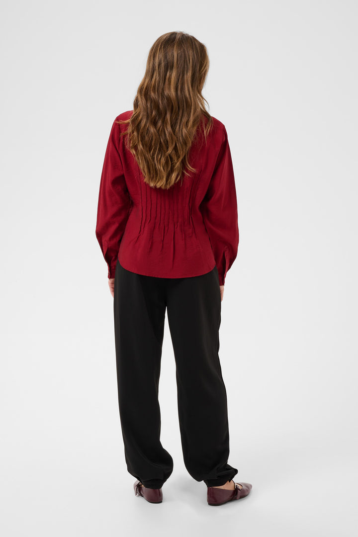 Chemise col classique Fiks - Finition du tissu légèrement texturée
