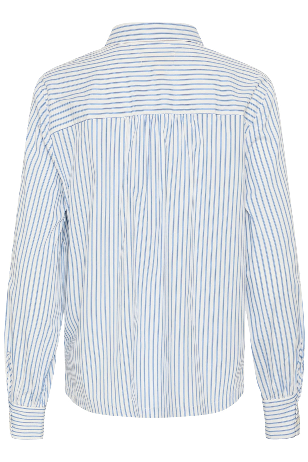 Chemise à manches longues Mira - Rayée en mélange de coton