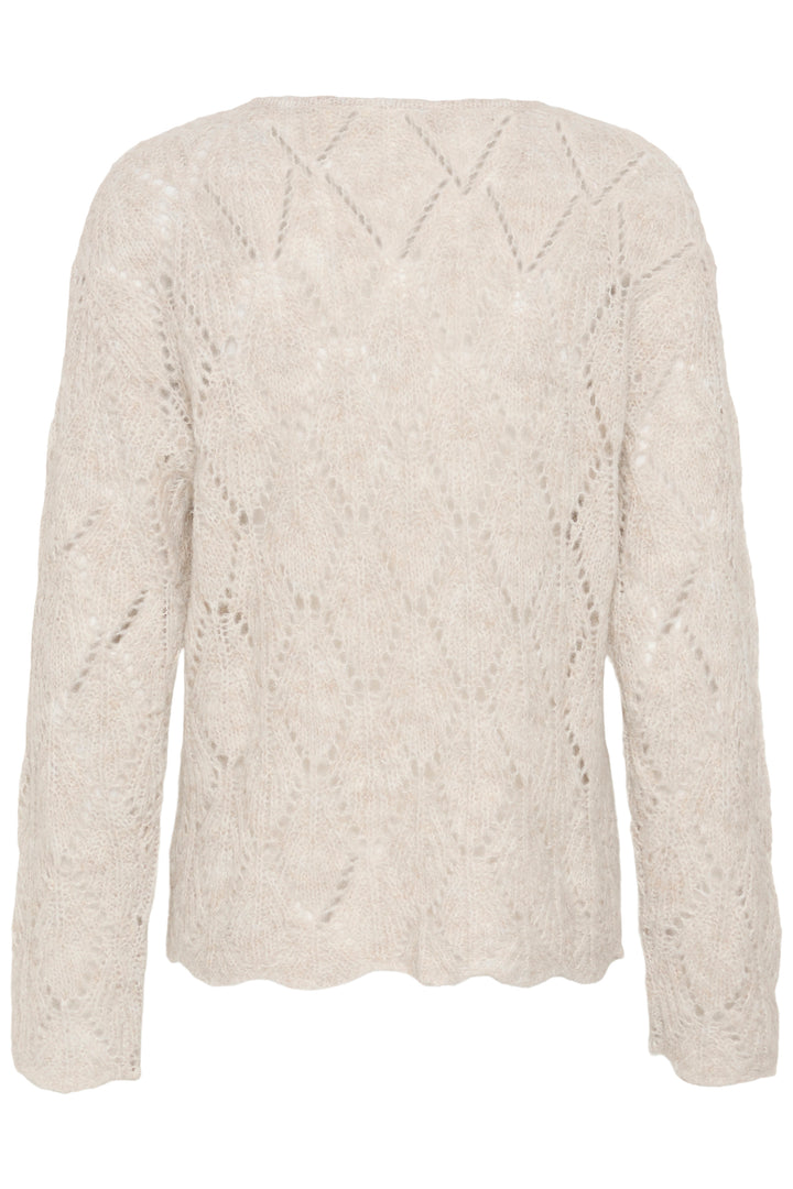 Chandail en polyester recyclé  Niso - En tricot à la coupe décontractée