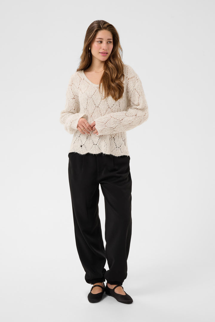Chandail en polyester recyclé  Niso - En tricot à la coupe décontractée