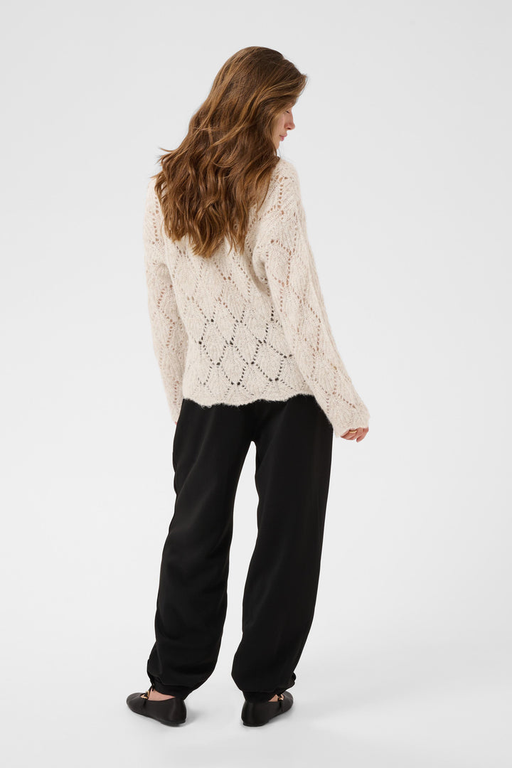 Chandail en polyester recyclé  Niso - En tricot à la coupe décontractée