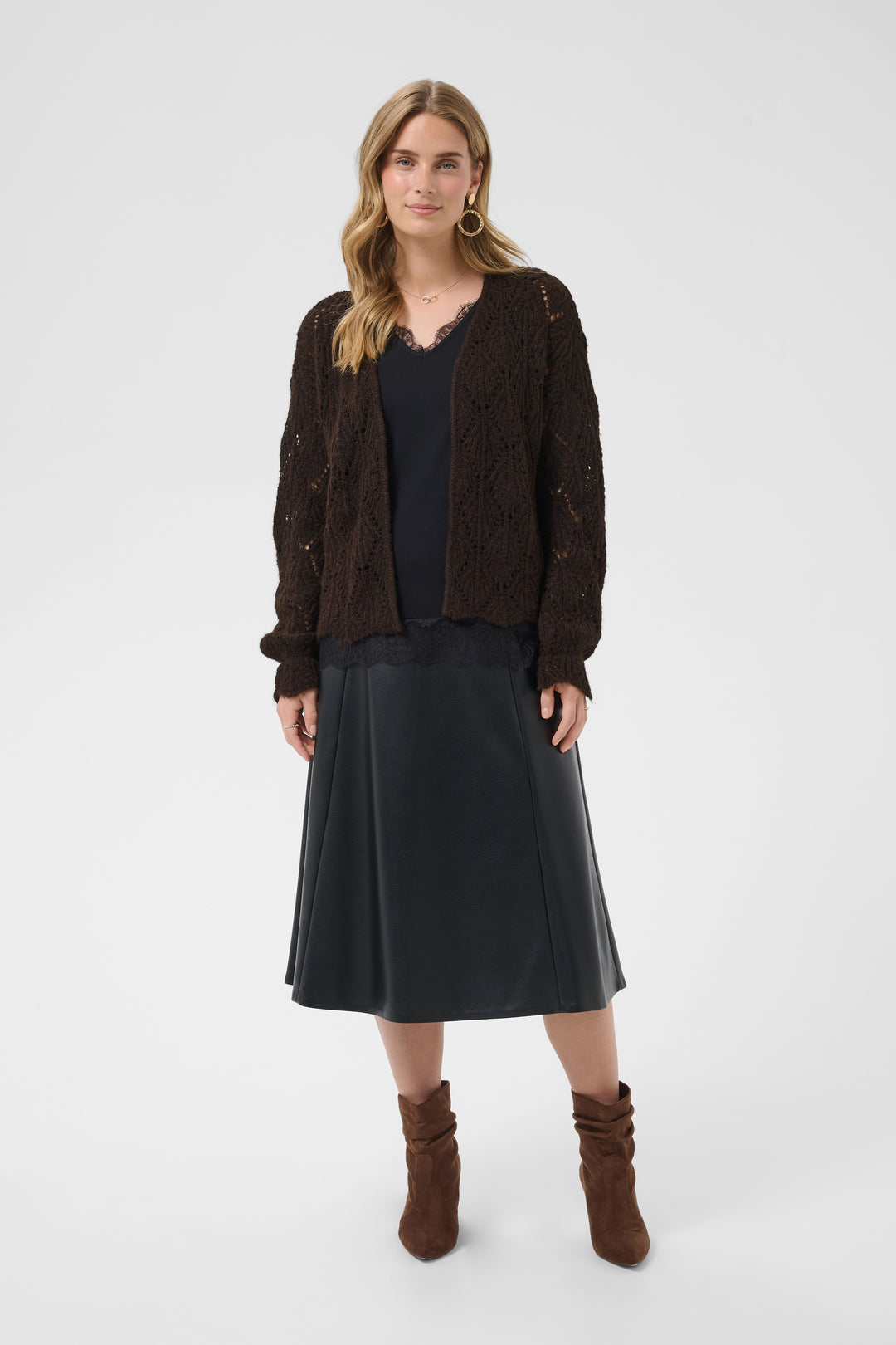 Cardigan confortable Niso - En tricot à la coupe décontractée