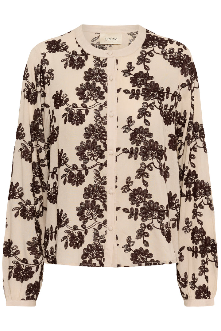 Blouse coupe droite classique Ruby -  Motifs brodés