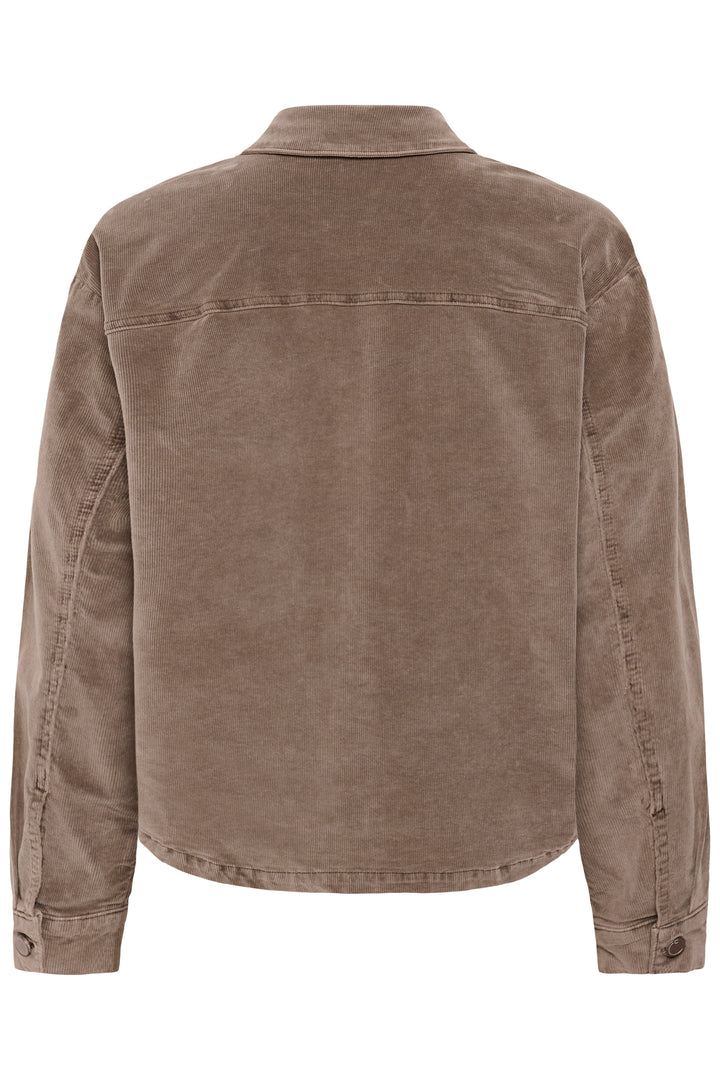 Veste courte en coton extensible Brady - En velours côtelé