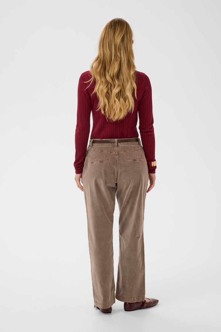 Pantalon long en velours côtelé doux Brady - Coton extensible