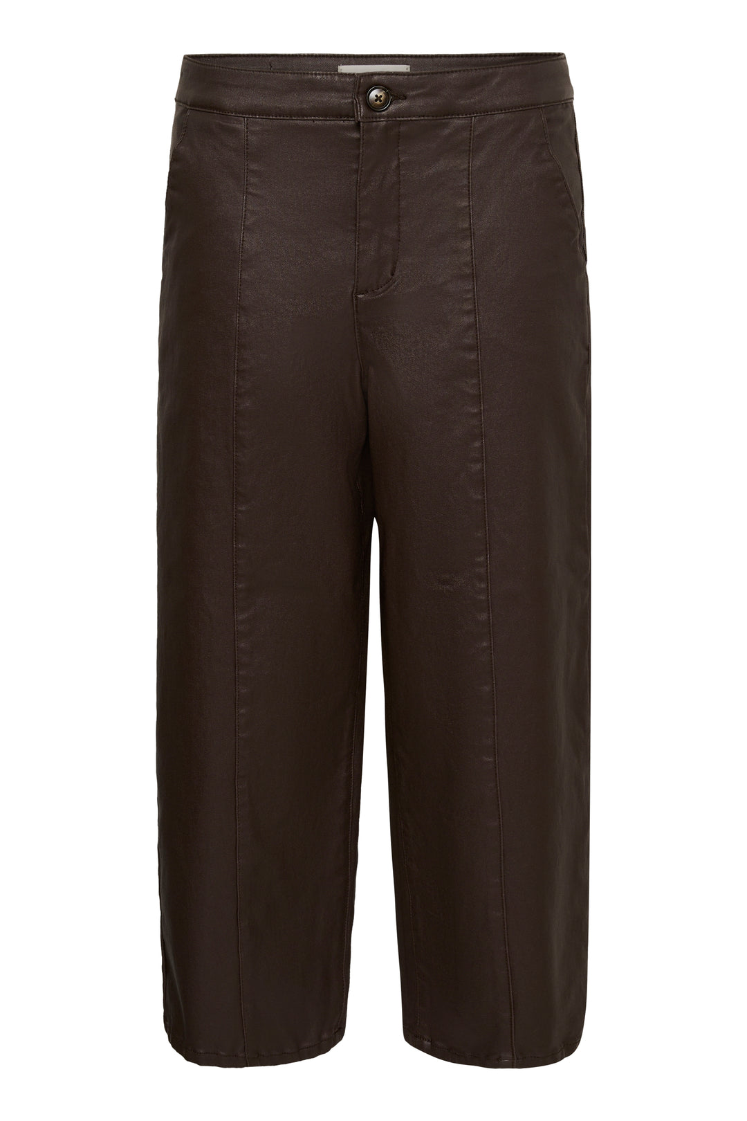 Pantalon longueur cheville Winni - À jambe large et fini satiné