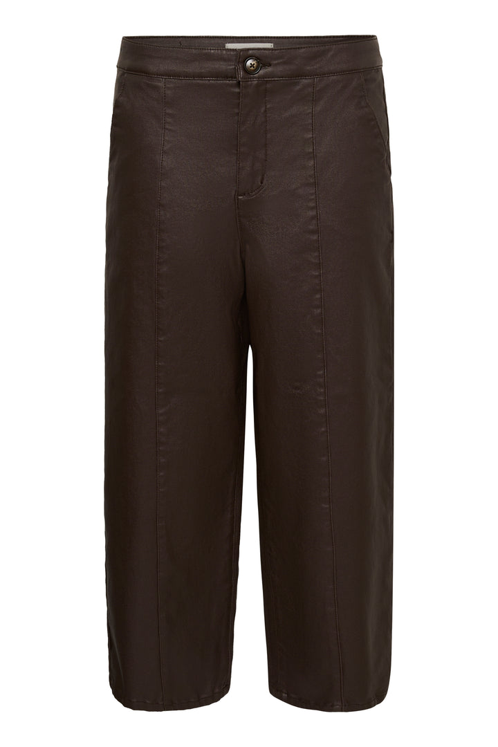 Pantalon longueur cheville Winni - À jambe large et fini satiné