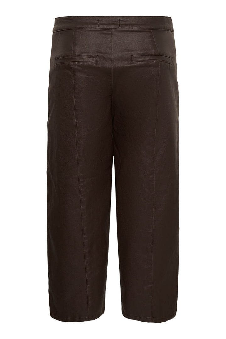 Pantalon longueur cheville Winni - À jambe large et fini satiné