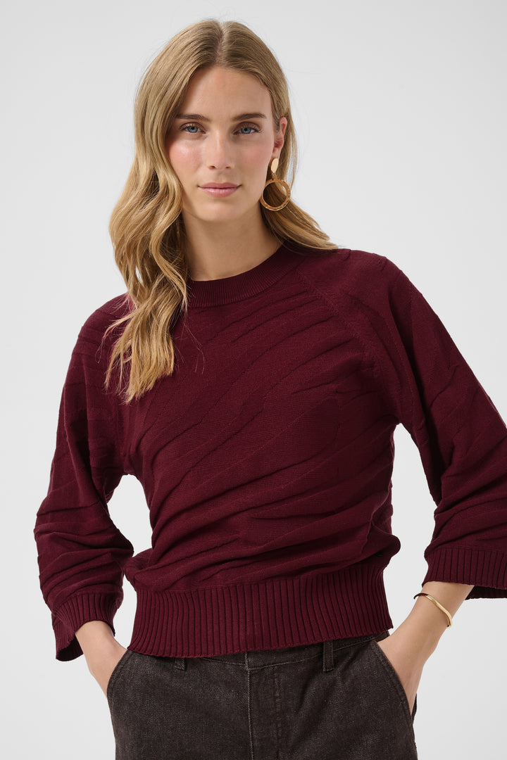Chandail en mélange de viscose Dela - Manches 3/4