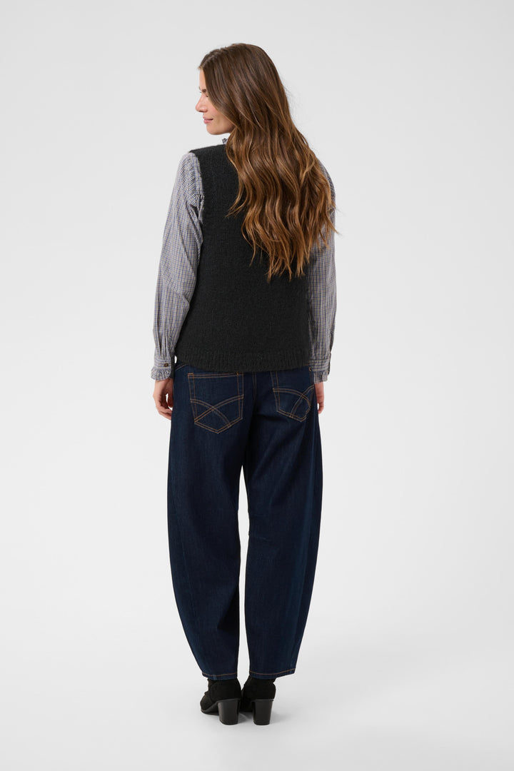 Chandail sans manches Cladine - En tricot avec attaches frontales
