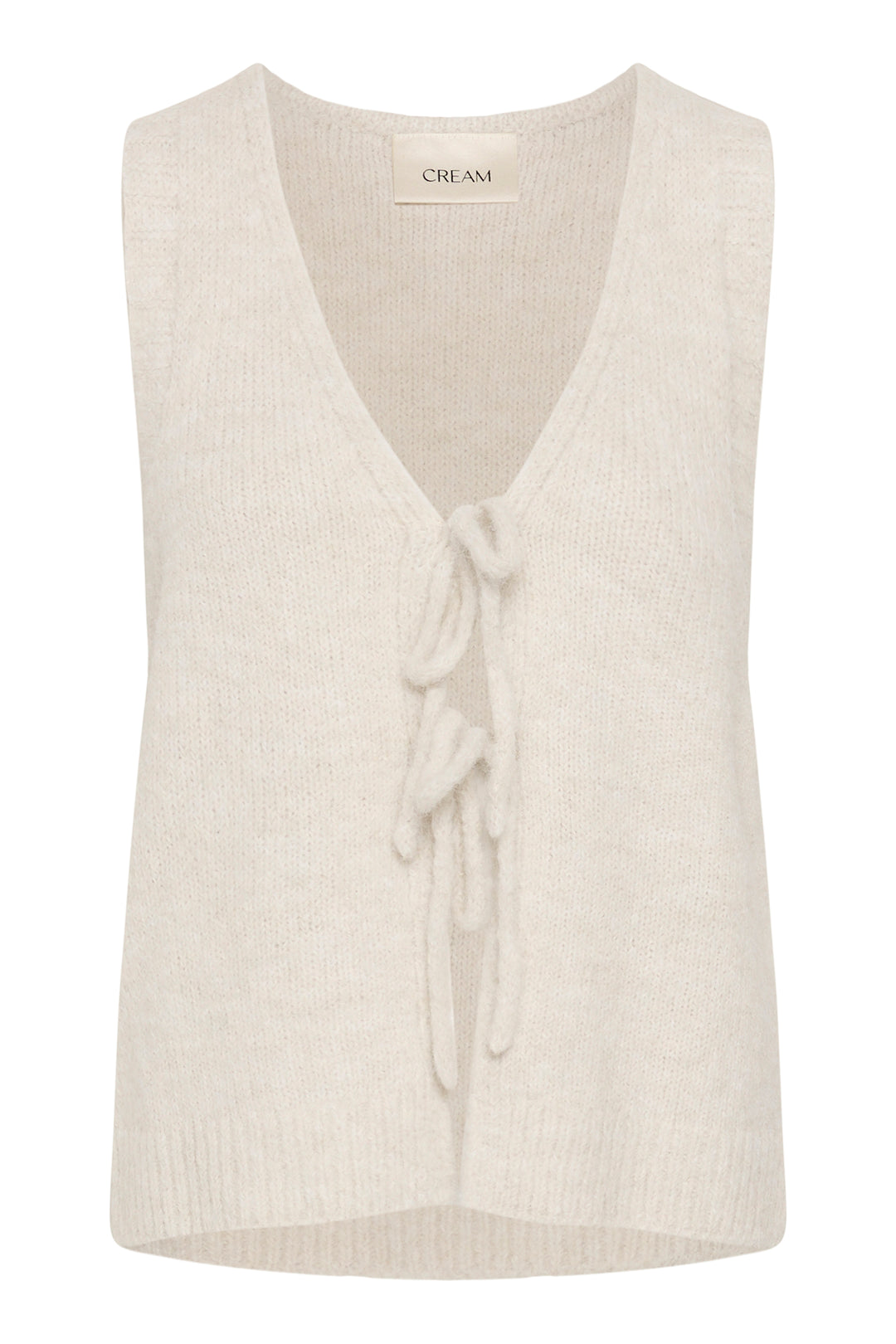 Chandail sans manches Cladine - En tricot avec attaches frontales